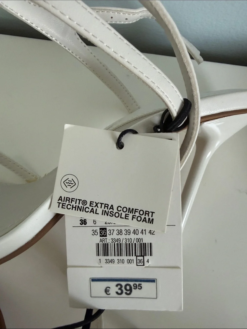 Zara White Strappy Stiletto Sandals